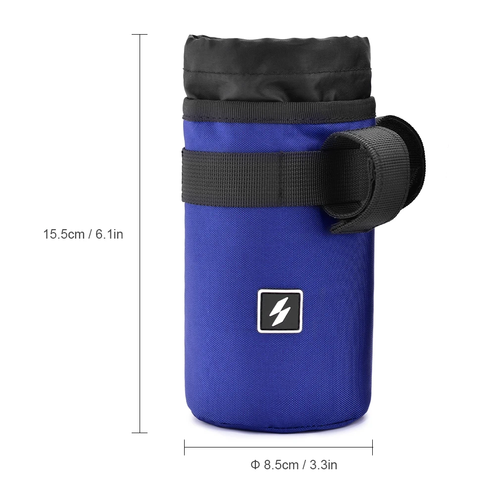 

Hot New Cycling Insulated Water Bottle Pouch Drawstring Water Bottle Bag Bike Handlebar Bag