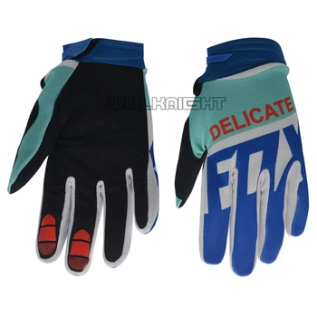 

Delicate Fox Blue Green Glove Motorbike Dirtpaw Off-Road Motorcycle Gloves For Scooter Enduro