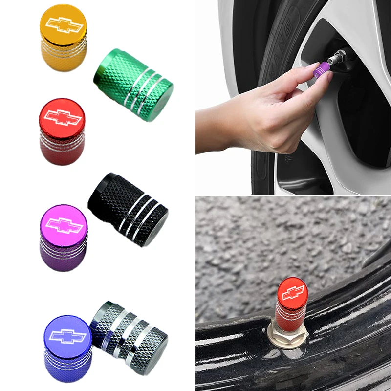 

4pcs Automobile Wheel Tire Air Valve Core Caps Car Accessories Gadgets for Chevrolets Cruze Captiva Lacetti Aveo Niva Trax Onix