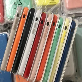 

50Pcs/lot Original oem Liquid silicone Case For Phone i6 6s 7 8 plus iX XS XR XS MAX Phone Cover case with Packaging