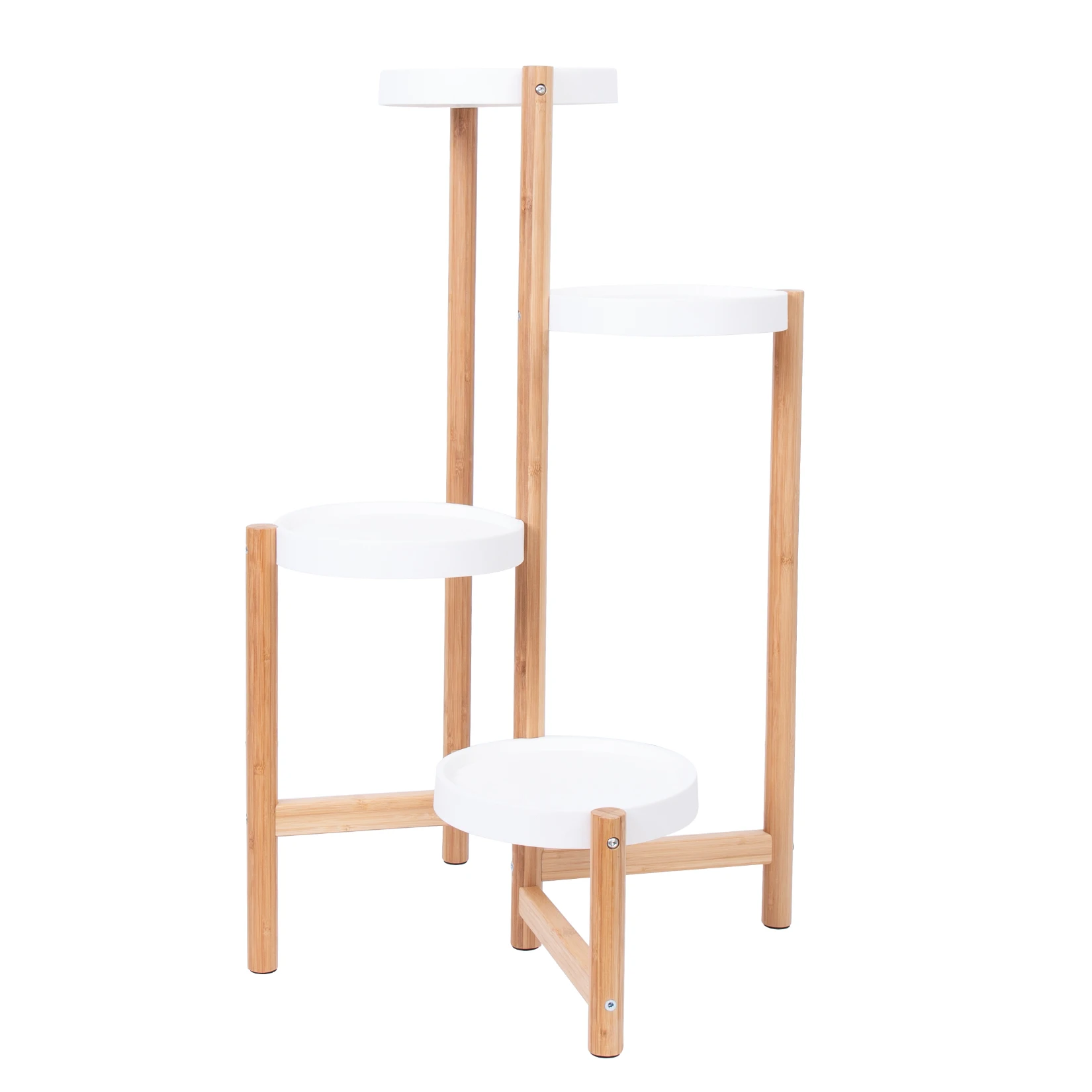 4 Tier Bamboo Plant Stand Tall Corner Indoor Flower Pot Holder Nordic Display Rack for Living Room Bedroom Balcony plant stand