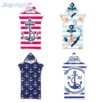 

Beach Towel, Sun-proof And Wind-proof Printed Beach Swimming Cap, Hooded Cloak, Bath Towel, Bathrobe 70*110CM