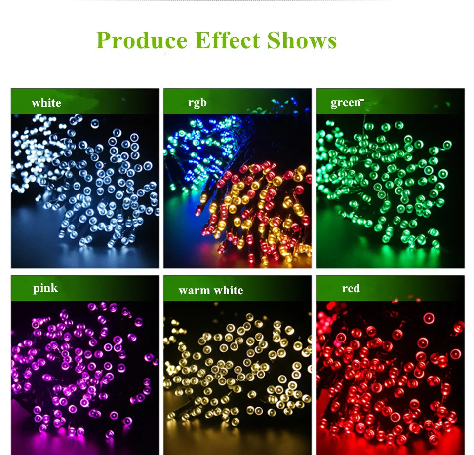 solar lamps light garden light holiday christmas lights led string light lamp(21)