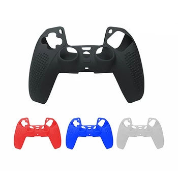 

Handle Sleeve Silicone Case Dustproof Skin Protective Cover With Anti-slip Particle for Sony PlayStation PS5 Controller