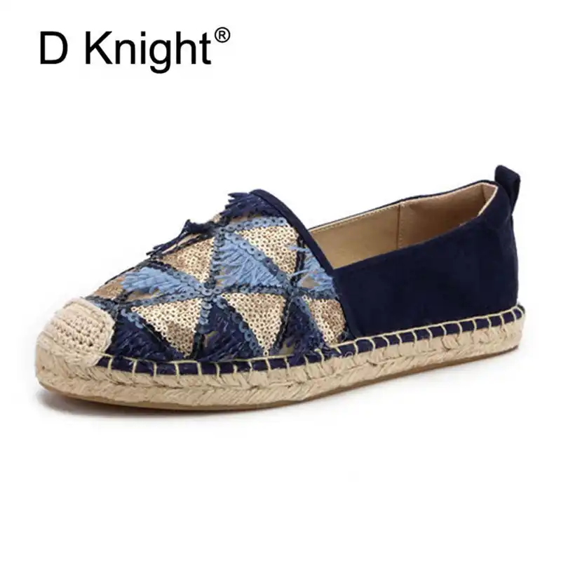 ladies flat espadrilles