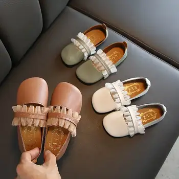 

Children Shoes PU Leather Casual Styles Girls Shoes Soft Comfortable Sneakers Princess Slip On Kids Shoes