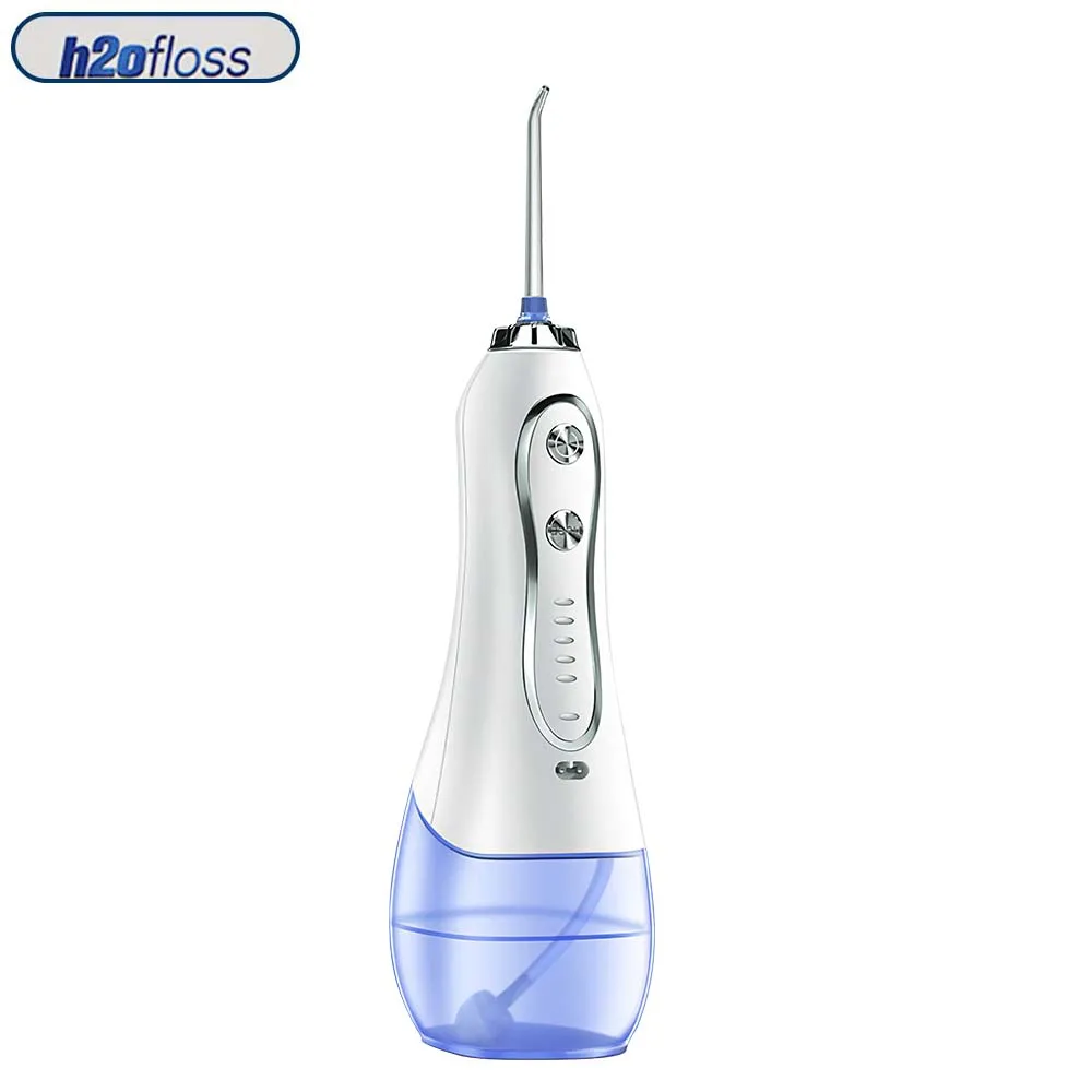 

H20floss Water Jet 300ml Teeth Cleaner 5 Modes oral irrigator Portable water flosser irrigador dental flosser USB Rechargeable