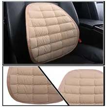 Зимняя Автомобильная поясная подушка, мягкая фланелевая поясничная Подушка, автомобильные аксессуары для сидения, автомобильная поясная подушка, Массажная подушка для спины сиденья