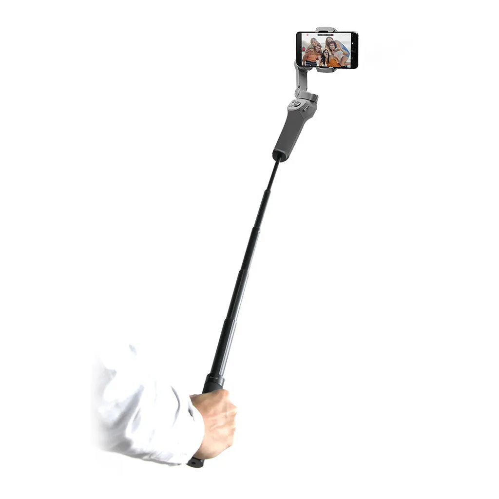 

For DJI OSMO Mobile 3 Stabilizer Handheld Gimbal Extension Rod Pole Scalable Holder Stick for DJI OSMO Mobile 3 #y3
