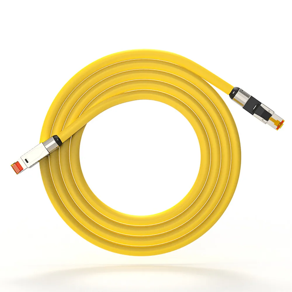 Cat8 RJ45 Ethernet кабель 40 Гбит/с двойной экранированный супер Скорость сети 10 м