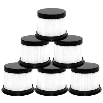 

6PCS Dust Mite HEPA Filters for Deerma CM810 CM300S/400/500/900 Vacuum Cleaner Replacement Parts Accessories