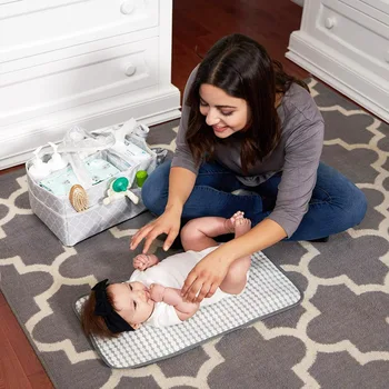 

2019 Baby Newborn Portable Diaper Changing Pad 4 Colors Waterproof Foldable Nursing Mat Easy To Clean Diapering