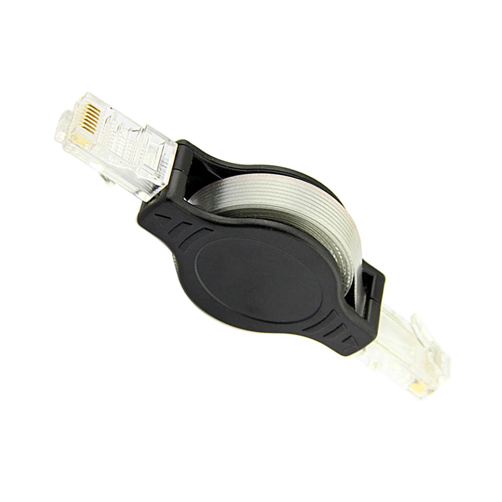 1 5 м 4 9 футов портативный выдвижной RJ45 Ethernet провод LAN шнур Интернет сетевой кабель