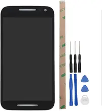 Замена для Motorola Moto G3 2015 XT1540 XT1542 XT1548 ЖК-дисплей и сенсорный экран дигитайзер замена стекла(China)
