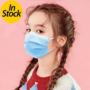 

Disposable Children Masks Children Mask 3 Layers Of Protection Soft And Breathable Small Mouth Mask Half Masks 50 Fast Delivery