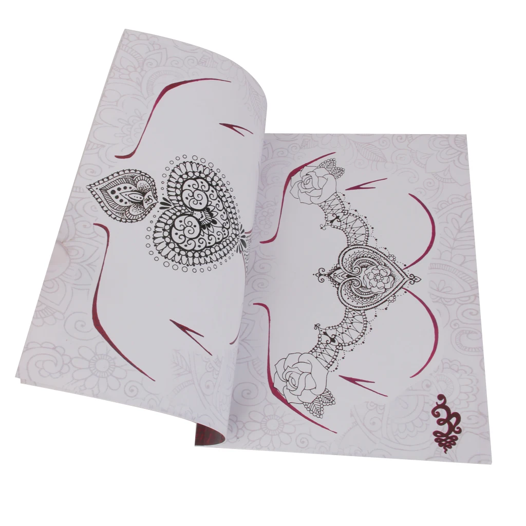 Hand Breast Figure Tattoo Reference Book Instruction Sheet Flash Art Sketch