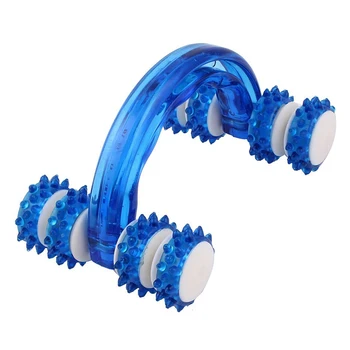 

Hand-held Body Cellulite Control Health Beauty Roller Massager Blue