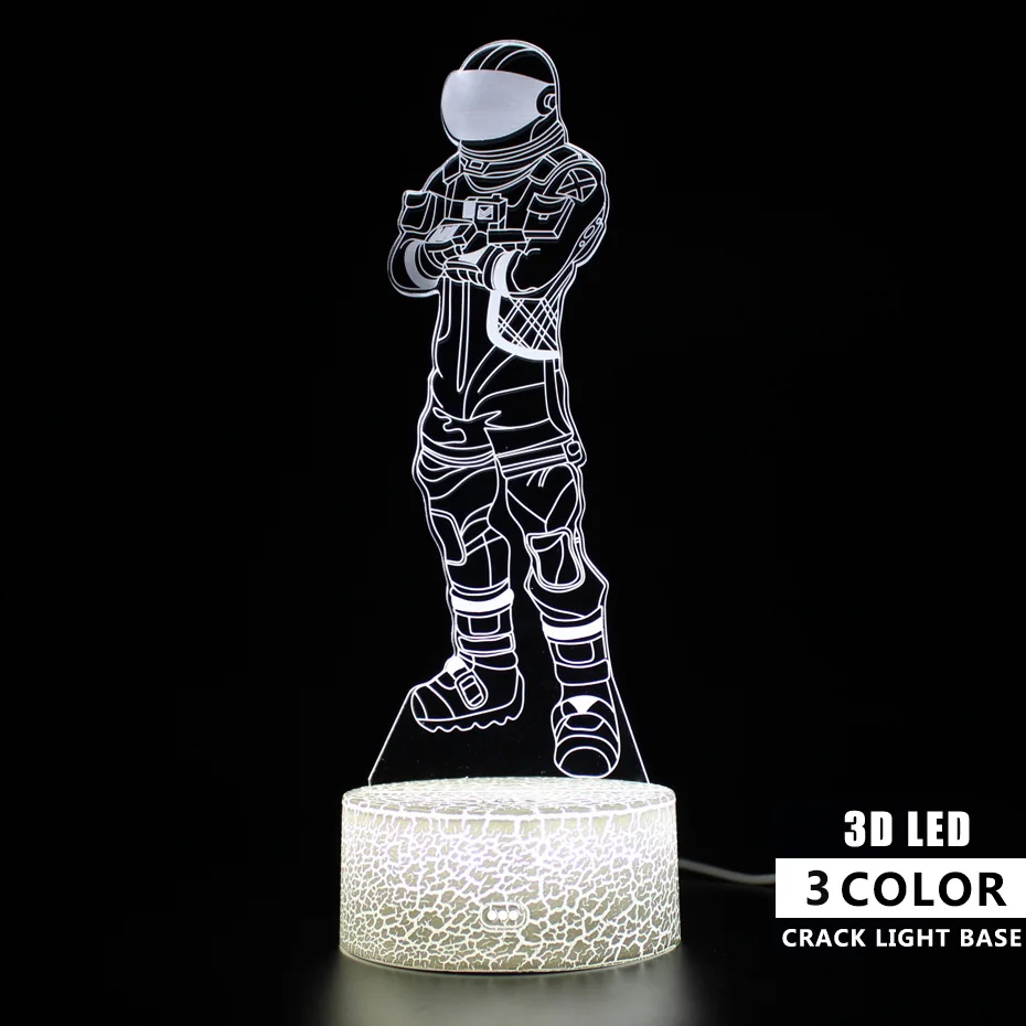 Remote Control Touch 3d Table Lamp Sleep Light Illusion Party Decoration Lamp Nightlight Battle Royale