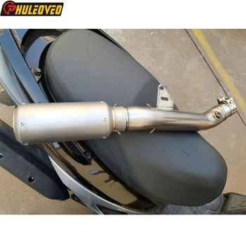 Handmade Titanium Alloy for Kawasaki ZX-10R ZX10R 10-20 Motorcycle Slip-on Exhaust Muffler Mid Link Pipe for ZX10R Escape Moto