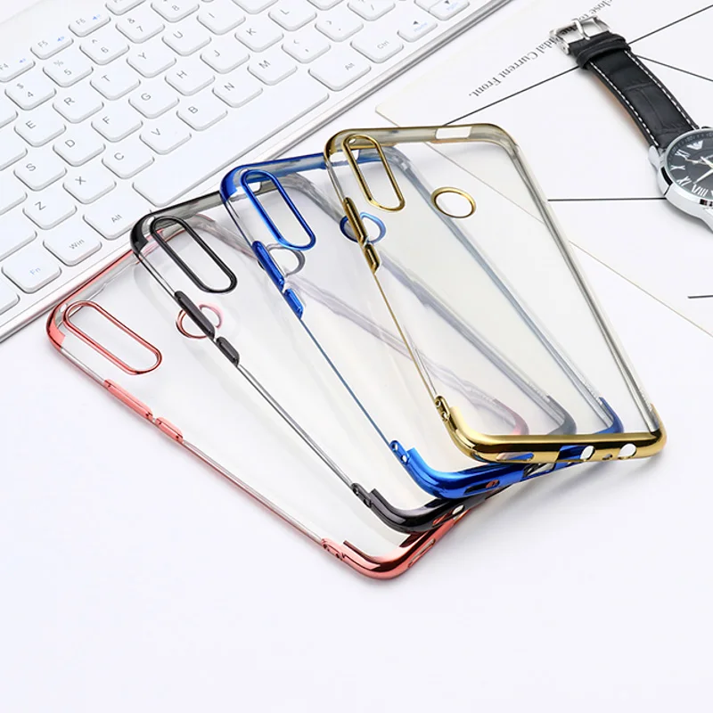 

Huawei Y9 Prime 2019 Case Silicone Soft Funda For Huawei P Smart Z Cover Plating 6.59 inch Transparent Cover Back Coque