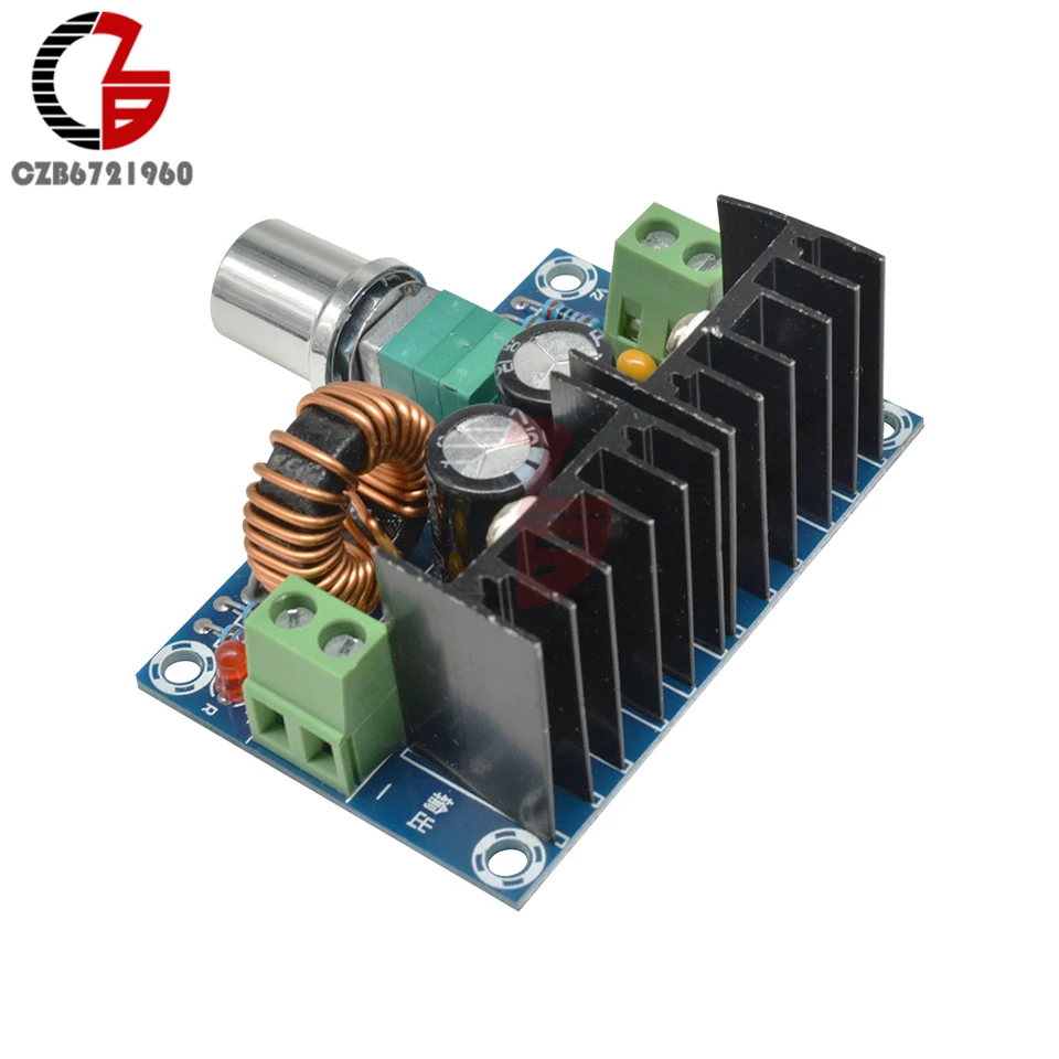 AZDelivery XL4016E1 DC-DC Step Down Buck Converter, Regulador de Voltaje, Convertidor de Voltaje Ajustable de 5-40V a 1.2-36V 12A Step Down Board Compatible con Arduino con E-Book Incluido AZDelivery XL4016E1 DC-DC Step Down Buck Converter, Regulador de Voltaje, Convertidor de Voltaje Ajustable de 5-40V a 1.2-36V 12A Step Down Board Compatible con Arduino con E-Book Incluido