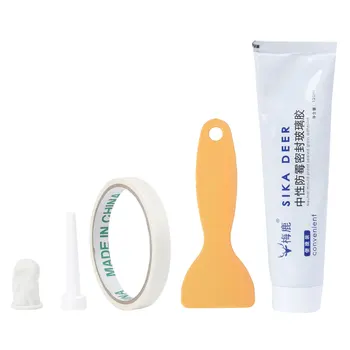 

1pc Silicone Caulk Strip Tub Caulking Strip Bendable Self-Adhesive Waterproof Sealing Tape for Kitchen Sink Toilet Bathroom Show