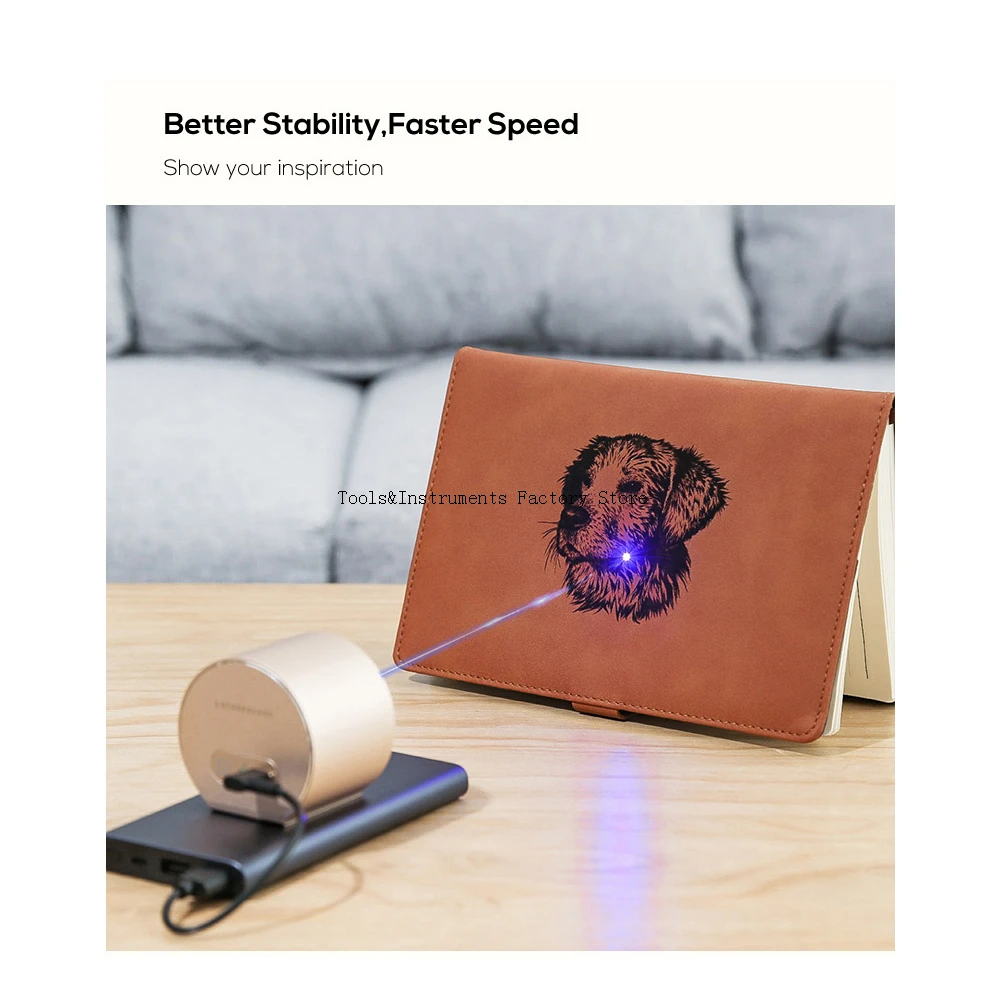 LaserPecker 1.6W Laser Engraver Machine 1600mw OSRAM Wood Router Bluetooth for IOS 9.0+ Android 5.0+ Laser Cutter Printer