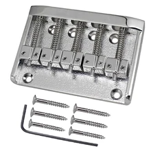 5 струн седло мост фиксированная задняя часть для электрической Струны для бас-гитары Музыкальные Струнные инструменты аксессуары для гитары