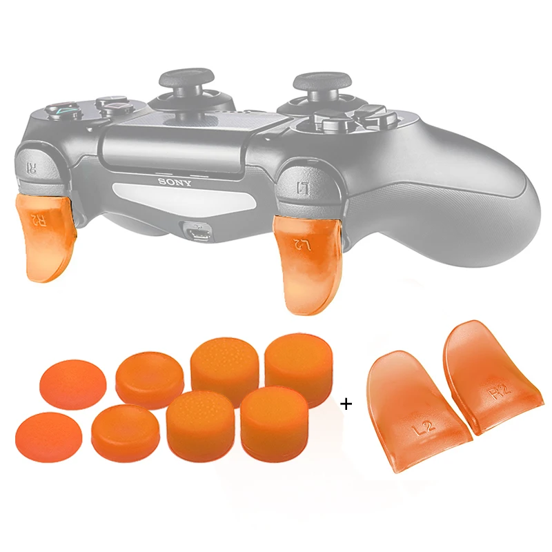 02 Данные лягушка 1 пара L2 R2 кнопки триггер расширители геймпад для playstation 4 PS4/PS4 Slim/Pro игровой контроллер аксессуары - Цвет: 02