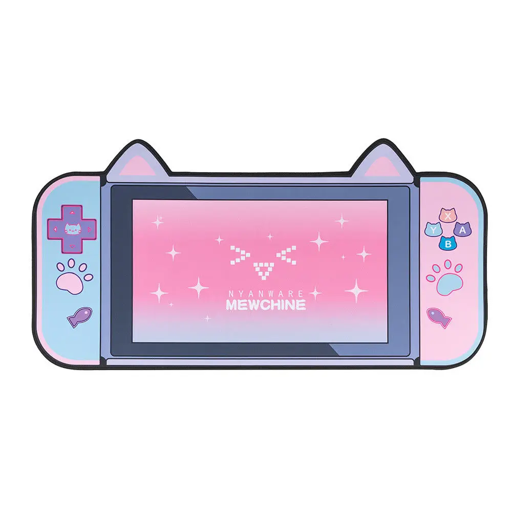 

Student girl bedroom desk decoration Fashion cute mouse pad pink kawaii mousepad large 80x40cm cartoon game console XXL desk mat