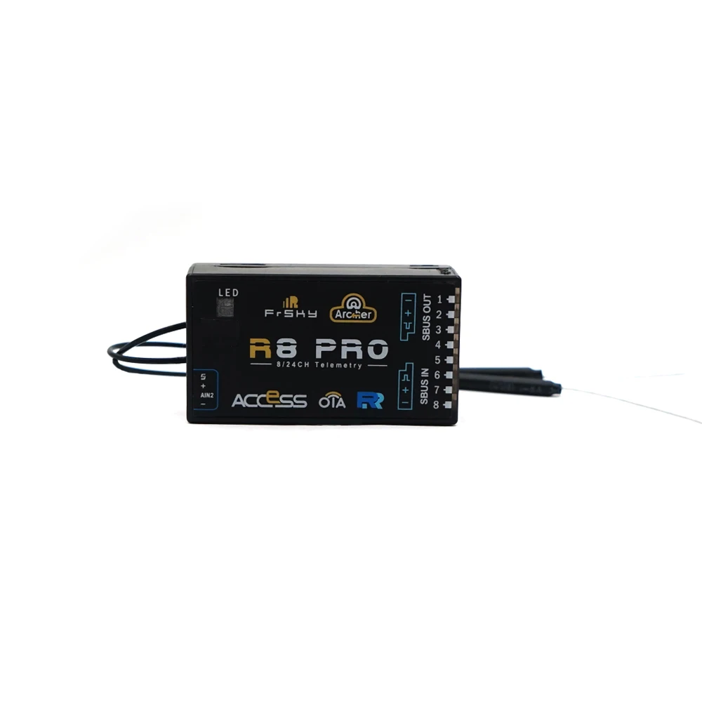 FrSky ARCHER R8 Pro OTA 2 4 GHz 8/24CH ACCESS S.Port/F.Port PWM SBUS полный диапазон телеметрический