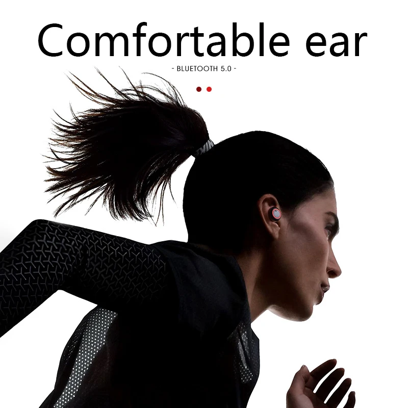 UTHAI D30 Touch Wireless Bluetooth Headset TWS Bluetooth 5 0 Stereo Noise Reduction Gaming Headset with Microphone Headset