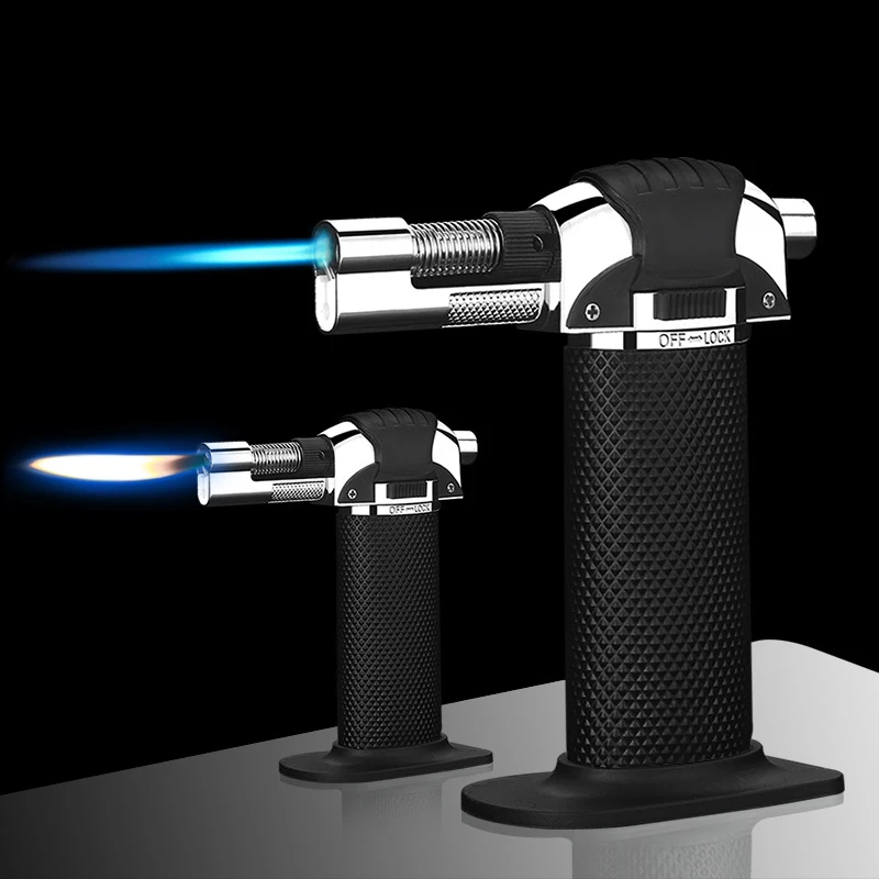 

Meta Free fire and straight fire lighter Butane Jet Kitchen Spray Gun Torch Turbo Lighters BBQ Outdoor Cigar Windproof Lighter
