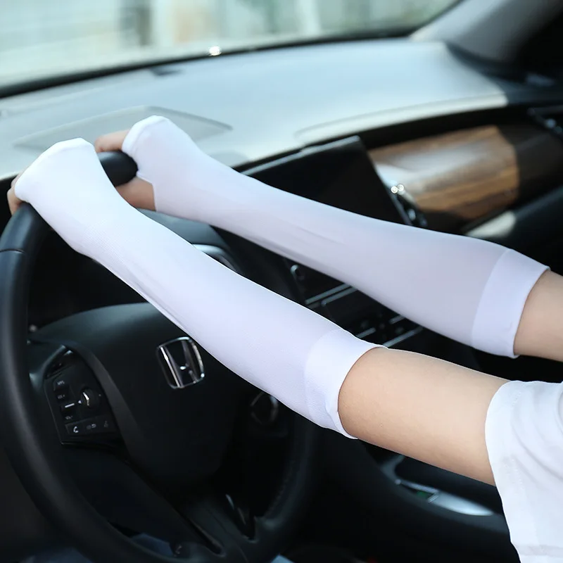 Ледяной рукав, летний, для езды на открытом воздухе, для вождения, без пальцев, защита от солнца, для мужчин и женщин, вискоза, защита от солнца, манжета для защиты рук, прохладное дыхание