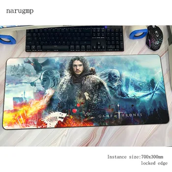 

Game of Thrones mouse pad large Computer mat 700x300x3mm gaming mousepad cheapest padmouse keyboard games pc gamer desk
