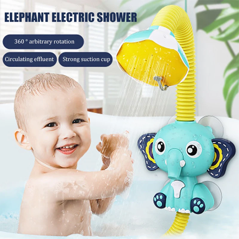 

Pipeline Water Bath Toys Spray Shower Game Shark Crab Octopus Baby Bath Toy for Children Swim Bathroom Shower Kids Bathing Toy