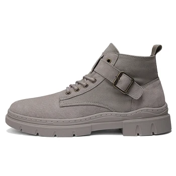 

Martin boots men's fall and winter men's shoes new British style short boots men's high-top Korean fashion work boots