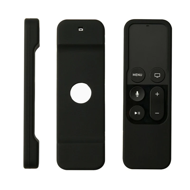 Funda de silicona blanda para Control remoto de Apple TV 4, funda protectora a prueba de polvo, impermeable, anticaída