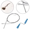 Drain Pipe Cleaning Tool Rod Sink & Drain Snake Clog Hair Grime Remover 180cm M03 dropship 2