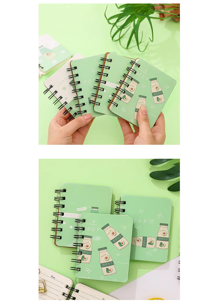 cartoon cute coil portable notebook notebook pockets this Korean small fresh notebook