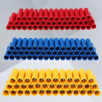 

150pcs Wire Crimp Terminal Electrical Insulation Cold Pressing PVC Wire Connector for Auto Electricians Garages Mechanics