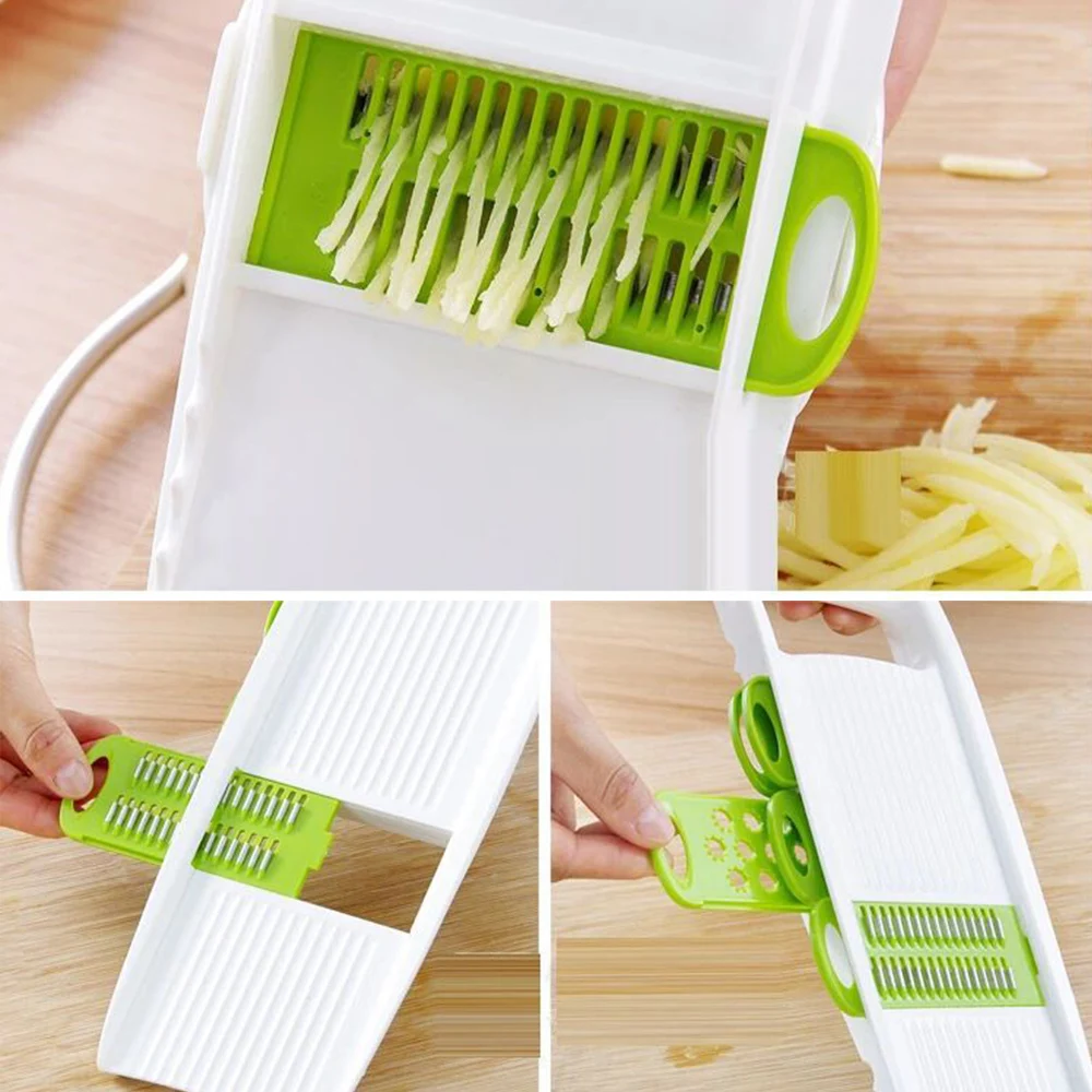 

DIDIHOU Multi-function Manual Vegetable Cutter Stainless Steel Steel Carrot Potato Peeler Cheese Grater Slicing Kitchen Tools