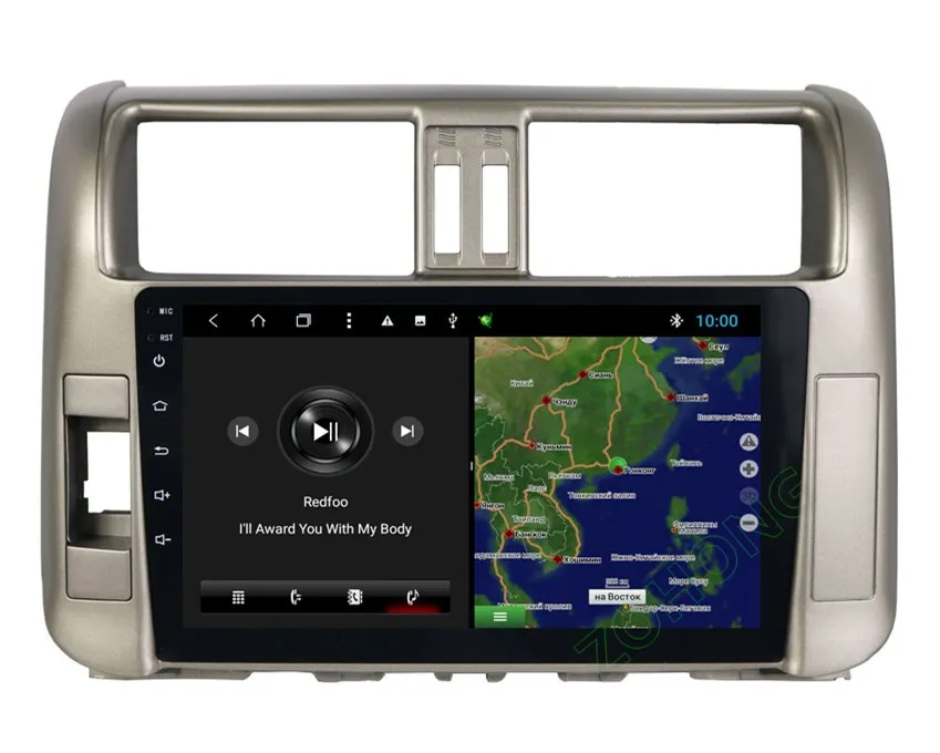 2.5D Octa 8 ядра Android автомобильный мультимедийный DVD плеер для Toyota Prado 150 2010 2011 2012 2013 авто автомобильный радиоприемник с навигацией GPS