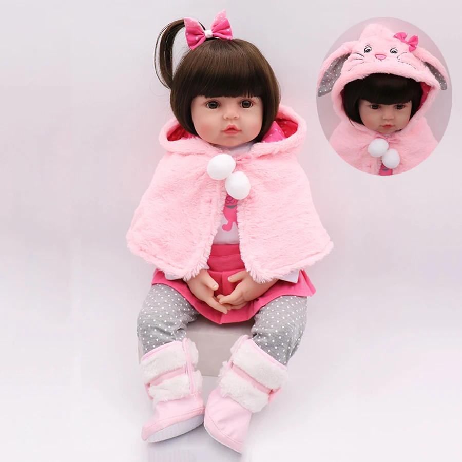 Кукла WOWCHEER Reborn мягкая 19 дюймов 48 см Realista Bonecas Bebe модные игрушки для детей подарки