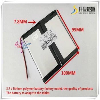 

3.7V 10400mAH SD 7810095 polymer lithium ion / Li-ion battery for tablet pc,mp3,mp4,cell phone,power bank