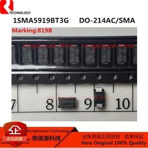 1SMA5919BT3G 819B SMA DO-214AC 1SMA5919 5919 1, 5 Вт пластиковое поверхностное крепление стабилитрон регуляторы напряжения 100% новый оригинал