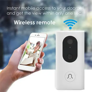 

Smart WiFi Jingle Bell Night Vision Camera Visual Door Bell PIR Human Induction Voice Intercom Home Security Doorbells
