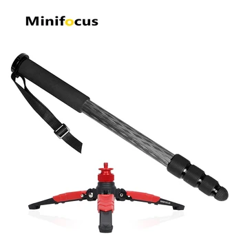 

Minifocus Carbon Fiber Camera Monopod Professional Telescopic Video Monopods Base Tripod for DSLR Cameras Camcorders Gimbals