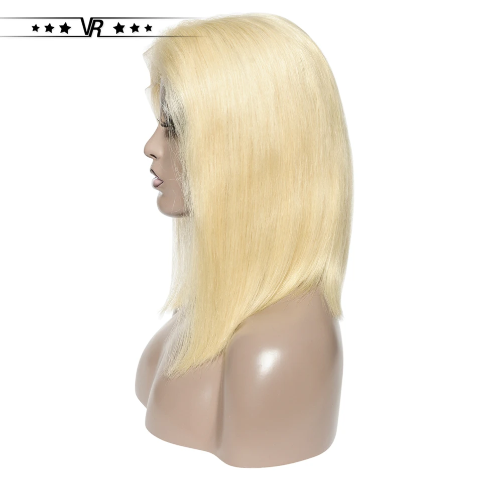 

613 Lace Front Wigs Blonde Bob Straight 100% Virgin Hair 13x5 Blonde 150% Density Lace Wig Star Quality