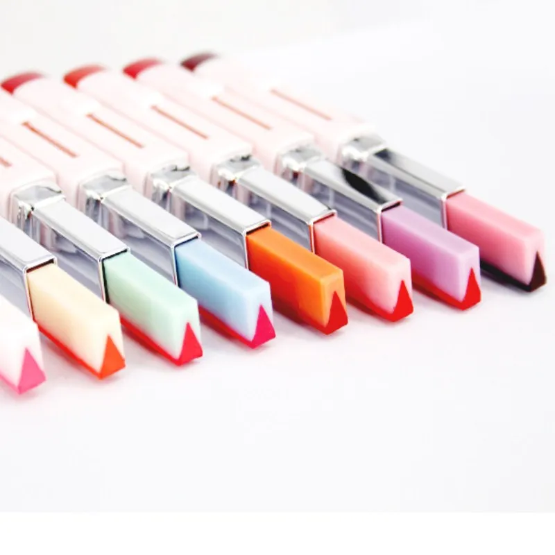 1 шт. двойной градиентный блеск для губ|gradient lipstick|lipstick liptwo tone lip |